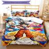 3pcs Dragon Ball2 Design Cover Set - HD Printed Bedding with 1 Cover and 2 Pillowcases - Perfect for Home and Dorm Decor