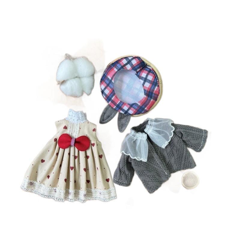 Одежда для BJD кукол 30 см, масштаб 1/6, зимнее платье и милые аксессуары-шляпка для наряда в подарок девочке