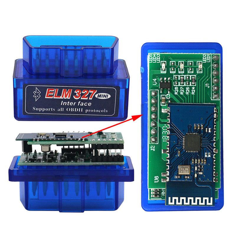 ELM327 V1.5 Bluetooth OBD2 Scanner with PIC18F25K80 Chip