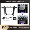 9-дюймовая 2din автомобильная радиостанция Android Fascia для FORD S-Max S Max 2006 - 2015 Установка крепления на панель радиоприемника для приборной панели автомобиля Установка рамки DVD