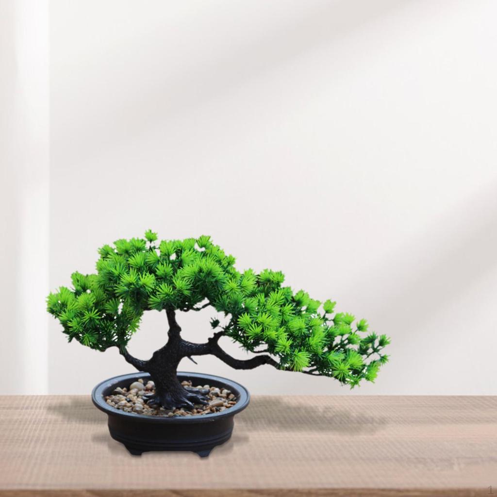 Artificial Bonsai Tree Garden Decoration Home Decor Desktop Display for Bookshelf