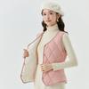 Women's Fall and Winter Lightweight Warm and Comfortable Enlarged Suit Pointed Corner Can Be Taken Inside The Female Cotton Vest Padded
