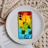 B-Bricks Block puzzle Phone Case For Samsung Galaxy A73,31,32,72,41,53,52,71,22,5G,Note,J7,8,9 Soft Black Cover