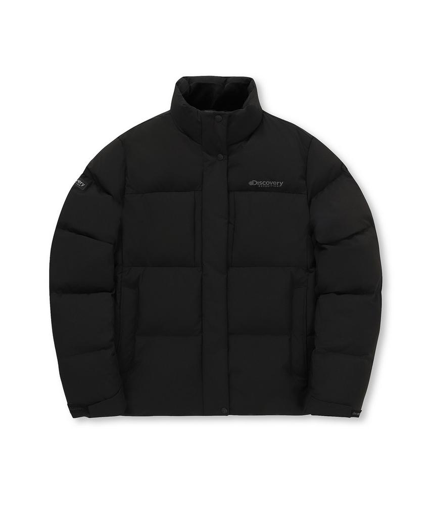 Discovery Expedition Women'S Leicester G High-Neck Goose Down Short Padded Jacket (Black)