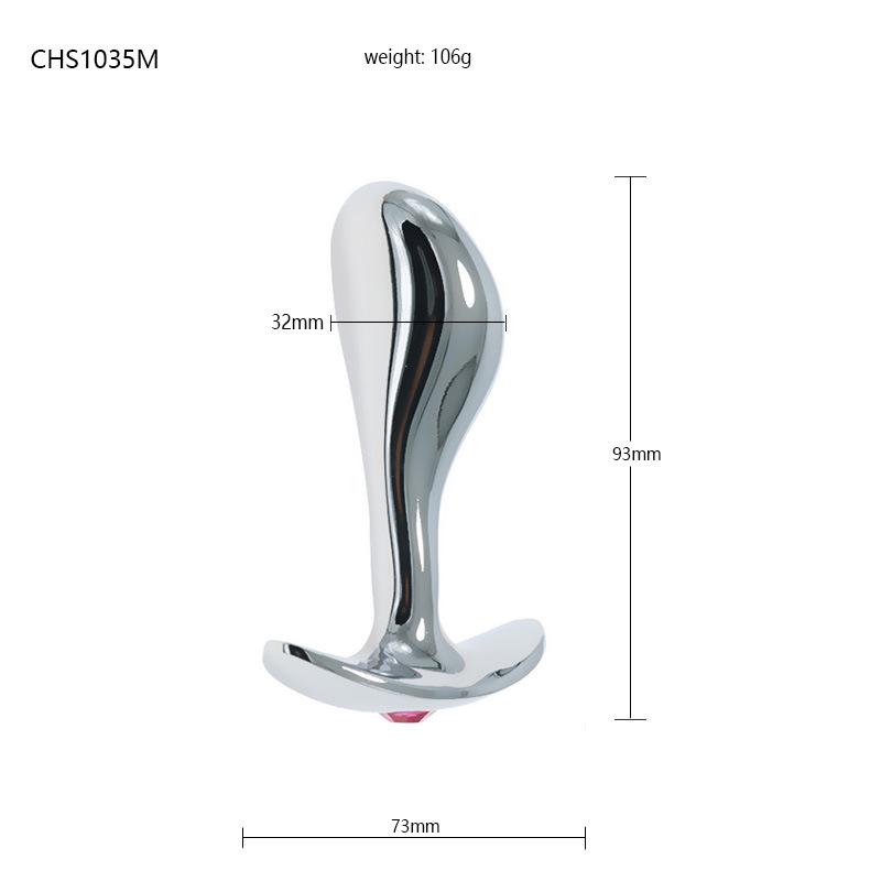 Большой палец Металлический секс-продукт Хризантема Мастурбация Массажер простаты Секс-игрушки SM Товары для взрослых