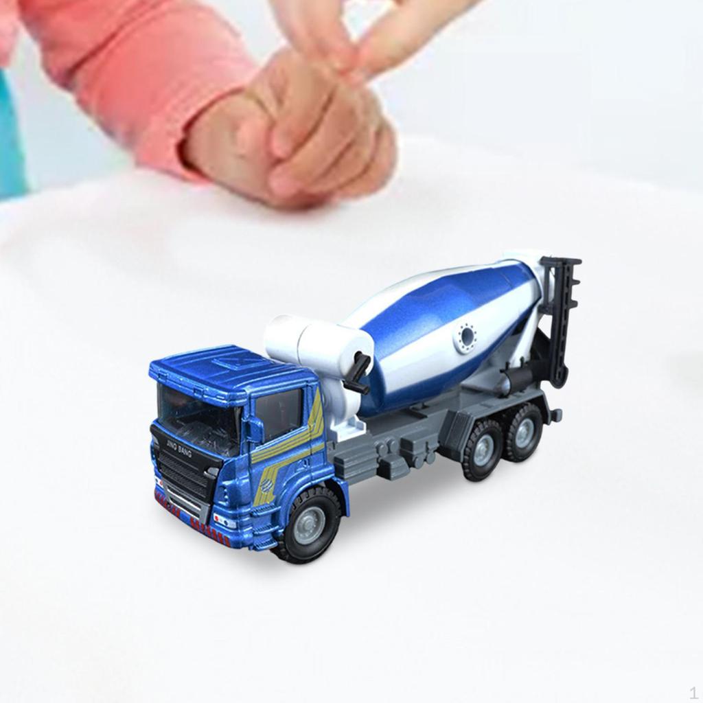1/60 Строительная Машина Модель Инженерная Машина Бетономешалка Украшения Сплав Мини Транспортер