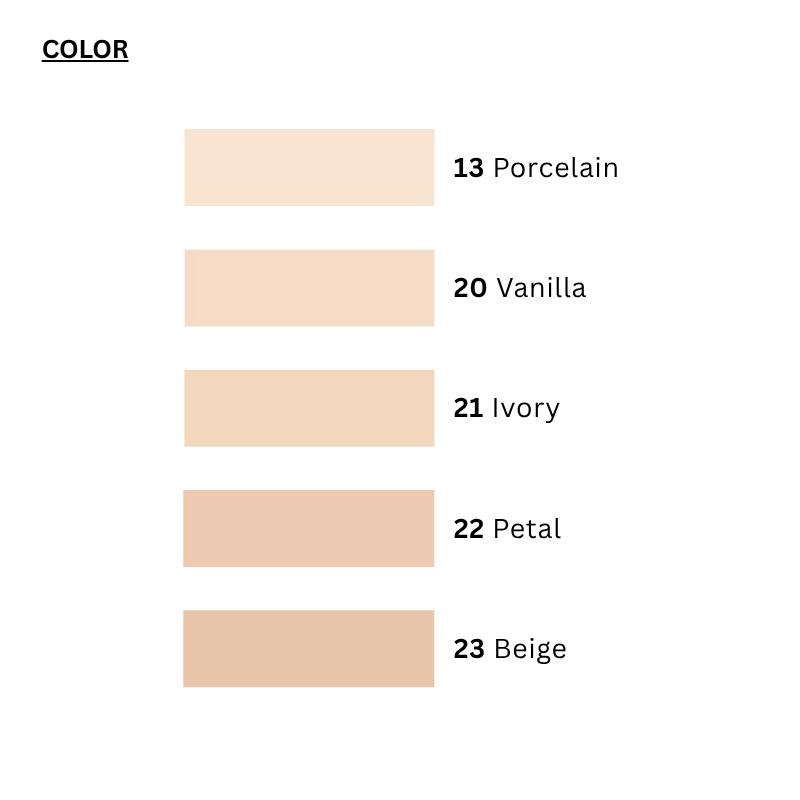 Be Natural Cushion with 1 Refill SPF50+ PA++++ (5 colors)