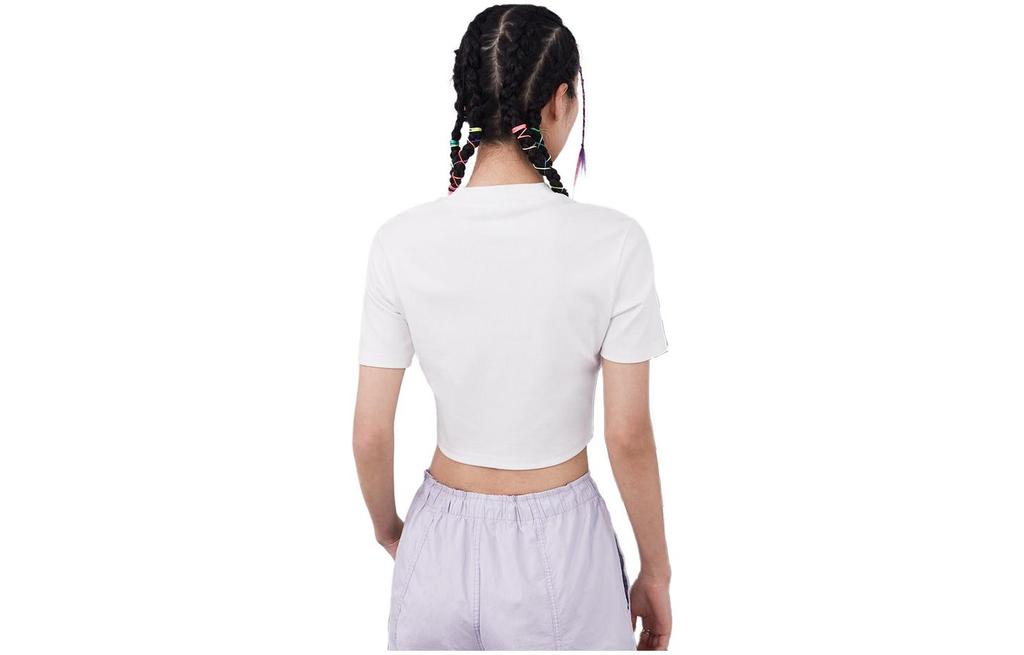 adidas Оригиналы ADICOLOR ESSENTIALS Футболка в рубчик Женская Белый HF3394