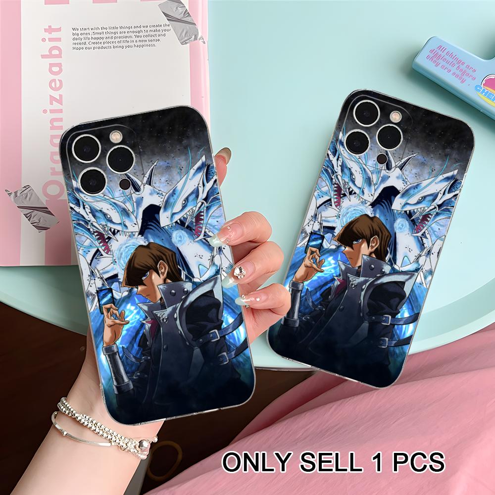 Yugioh Seto Kaiba Phone Case for iPhone 17 16 15 14 13 12 11 X XR XS Air Pro Max Plus Mini Soft TPU Clear Cover