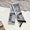 High-Grade Light Blue Series Silk Scarf for Women, Aesthetic Boho Hair Scarf Wrap, Party Holiday Beach Weekend Unique Chic