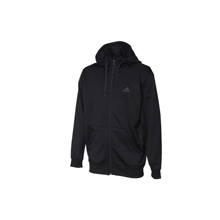 adidas Куртки Мужские Черные С Капюшоном Умеренные Другие DN1420