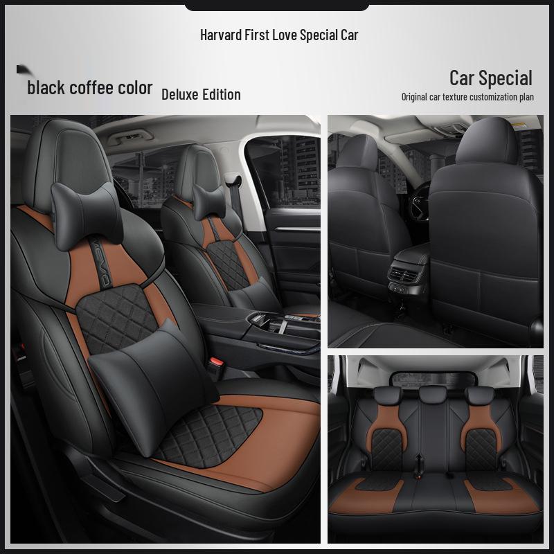CLY Индивидуальная спортивная кожаная чехол-накидка на сиденье для Haval First Love - Всесезонный, Полностью закрывающий