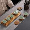 Bamboo Products Irregular Tea Coasters Creative Heat Insulation Non-slip Anti-scald Mats Home and Decoration Kitchen Utensils