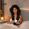 Braided Hair Cap No Heat Curling for Women, Adjustable Curls Comfortable Head Wrap Satin Bonnet, Double Layer Sleeping Medium, Long Hair, Braids,