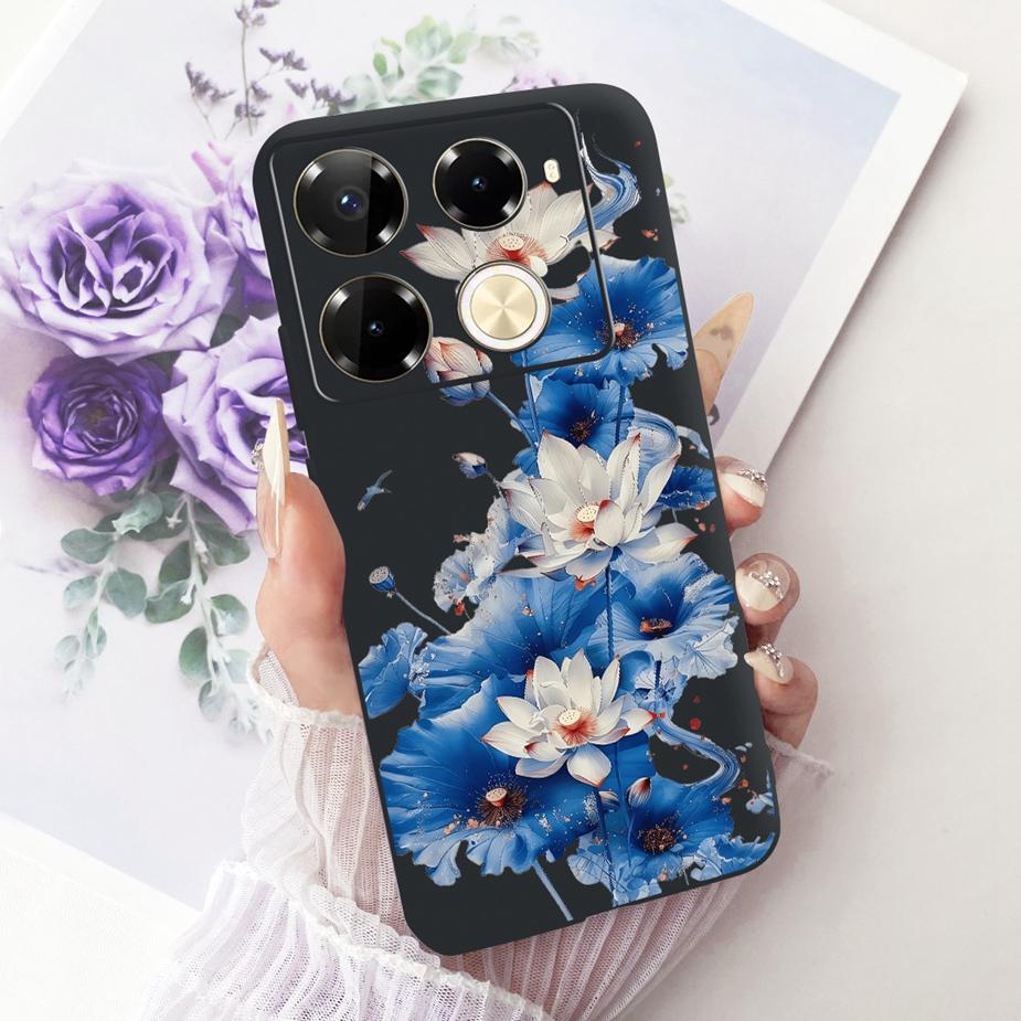 For Infinix Note 40 40X 5G Case X6852 New Butterfly Painted Cover Soft Silicone Case For Infinix Note 40 Pro Plus Note40 X Shell