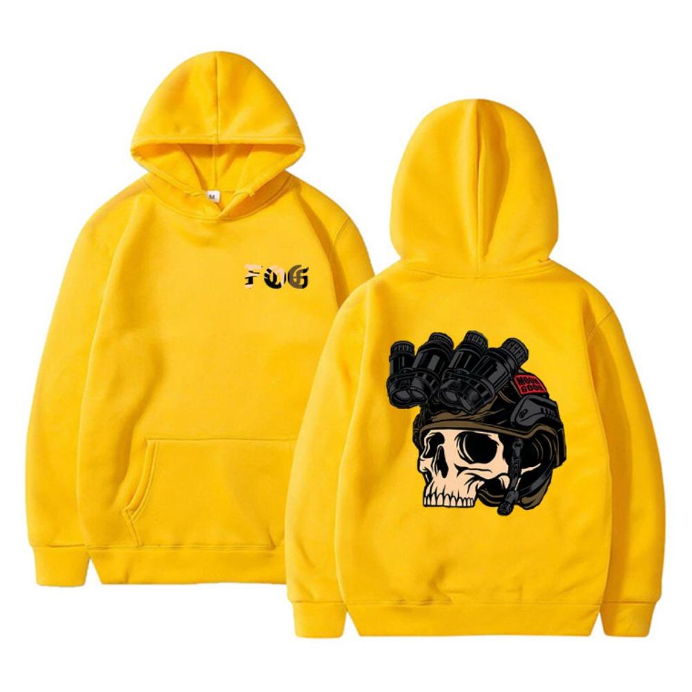 Худи с двусторонним принтом черепа Forward Observations Group, мужская мода, худи-пуловер оверсайз, мужская и женская толстовка