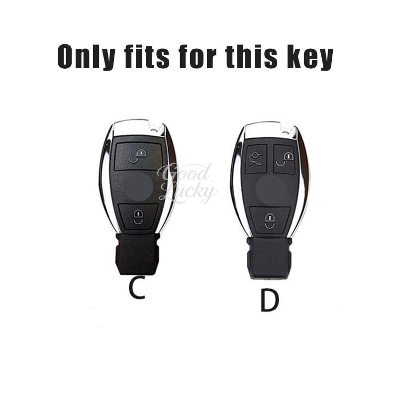 BKM3 Leather Car Racing Style Key Case Cover Shell For Mercedes Benz A C E S G Class GLC CLE CLA GLB GLS W177 W205 W213 W222 X167AMG