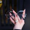 Retro Prince Mirror Metal Round Flat Mirror Literary Blue Light Glasses Doll Glasses 7001