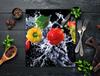 GLASS CUTTING BOARD 45x52 Vegetables