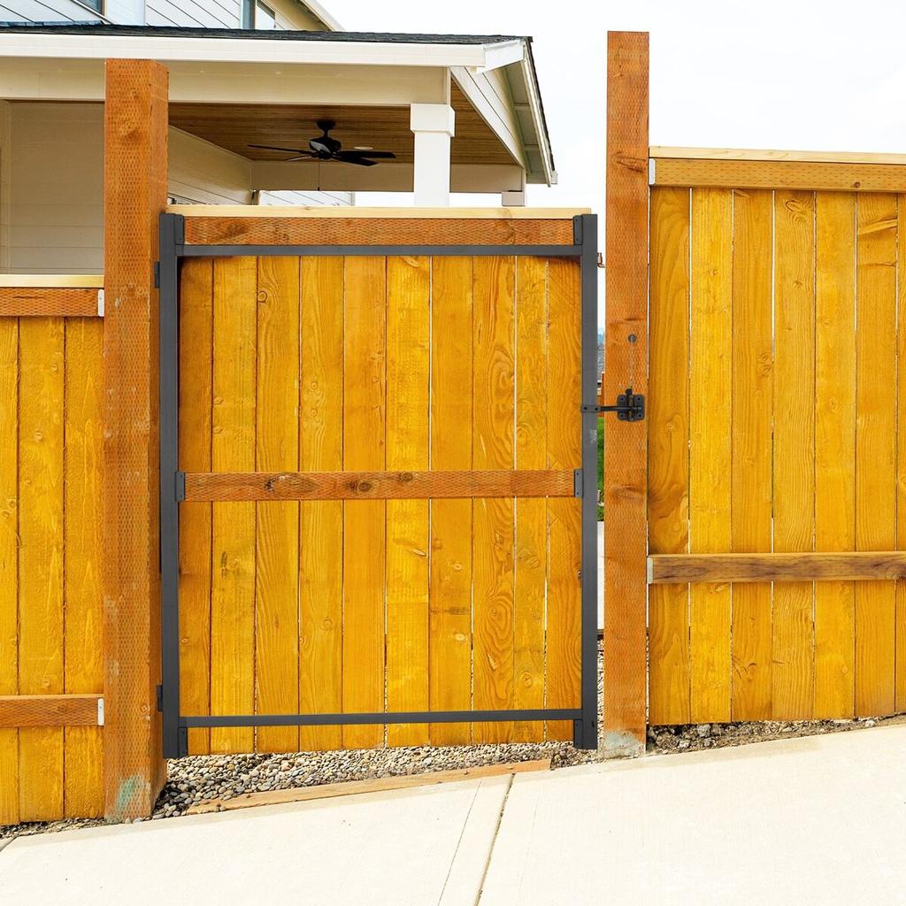 Gate Building Kit Fits 36 to 60 in Wide Openings 6 to 7 ft High Fence