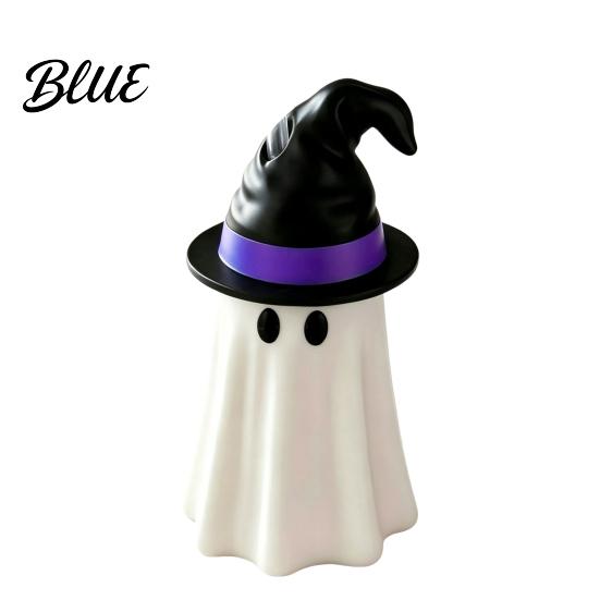 Flexible Silicone Can Cover Halloween Witch Hat Ghost Holder Spooky Insulated Sleeve for Standard Holiday Drinkware Essentials Soda Beers,