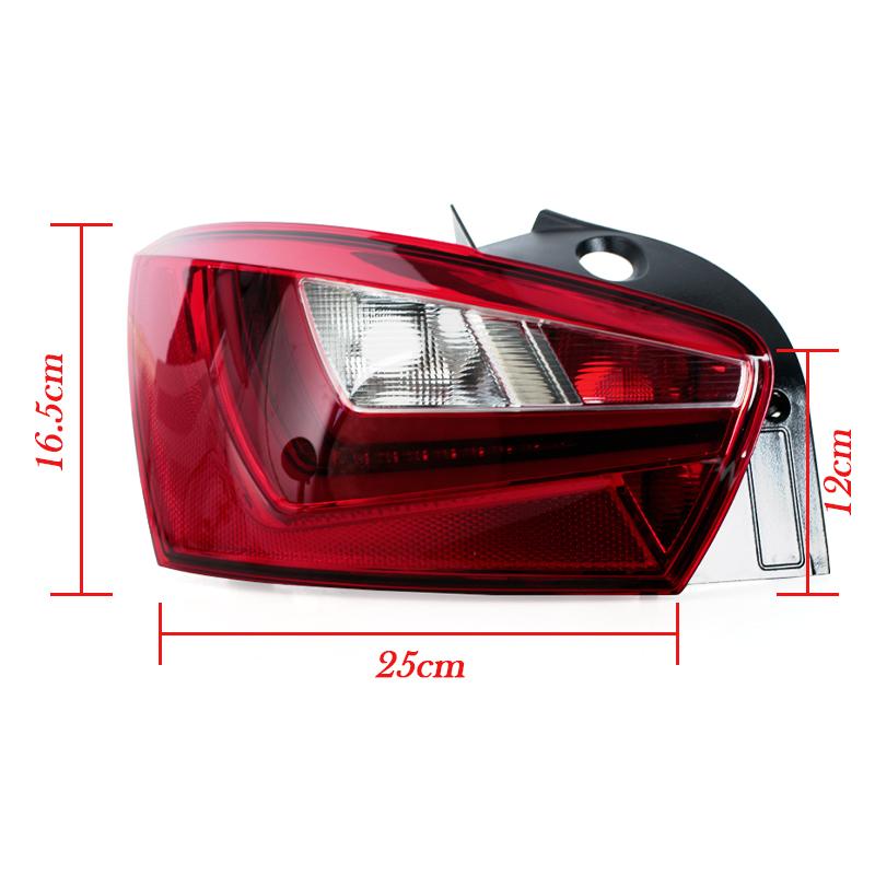 Светодиодные задние фонари для Seat Ibiza 2013 2014 2015 2016 2017 Стоп-сигналы Указатели поворота Фонари заднего хода Предупреждающие сигналы Ходовые огни