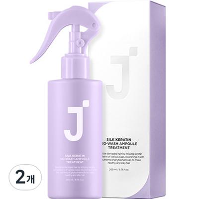 Лечебный спрей для волос J.Sup Silk Keratin No-Wash Ampoule, 200 мл, 2 шт.