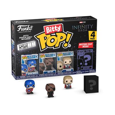 Funko Bitty POP! Marvel Мстители Капитан Америка набор из 4 фигурок