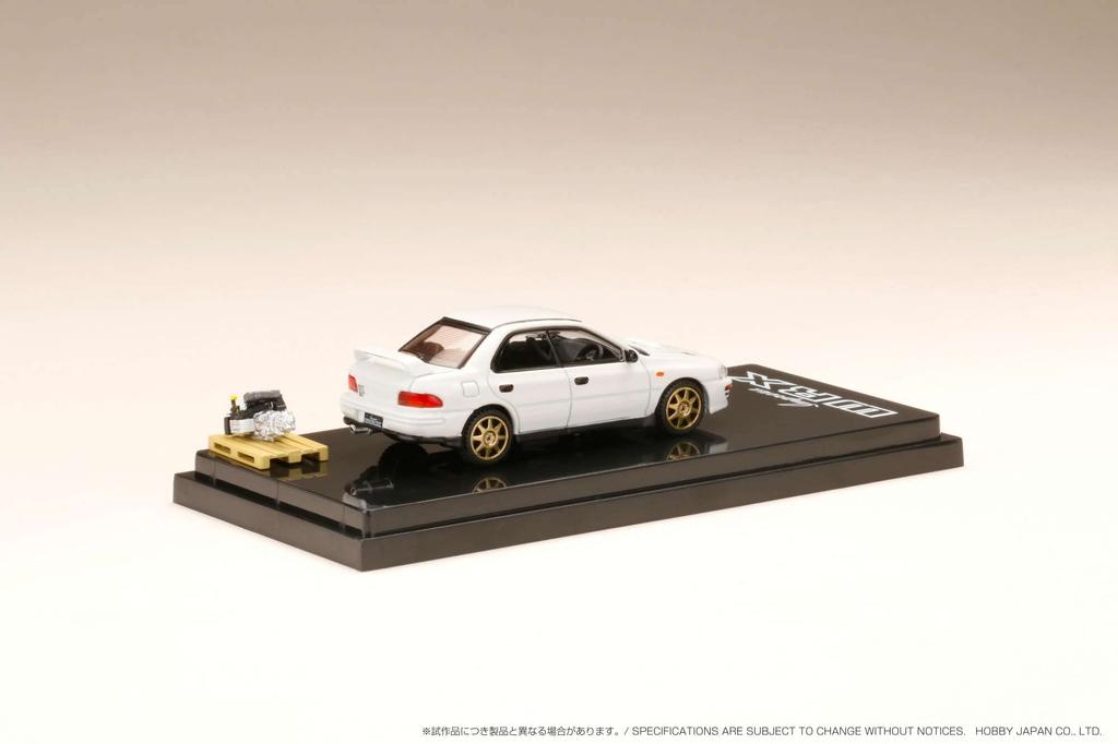 HJ64 Subaru Impreza WRX 1992 Кастомная Версия Модель Двигателя Модель с Отделкой Feather 1/64 (GC8) / В комплекте, Белый, (HJ642013BW)