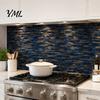 Waterproof Kitchen Backsplash Decal Peel And Stick Tile for Bathroom, 3D Brick Mosaic Durable Adhesive Wall Sticker, Oil-proof Self-adhesive