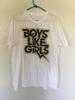Белая унисекс футболка из 100% хлопка с принтом группы Boys Like Girls, один размер