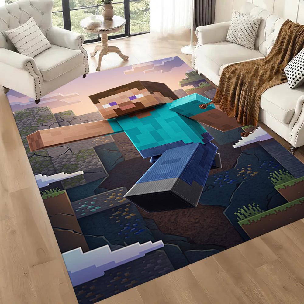 Minecraft 478 Carpet Suitable for Hallway Study room Kitchen Living Rooms Anti-slip Rug Anime Office Decor Perfect Birthday/Christmas Gift Idea