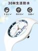 Unisex Watch with Rubber Strap, Water Resistant, Easy to Read, White, for Testing