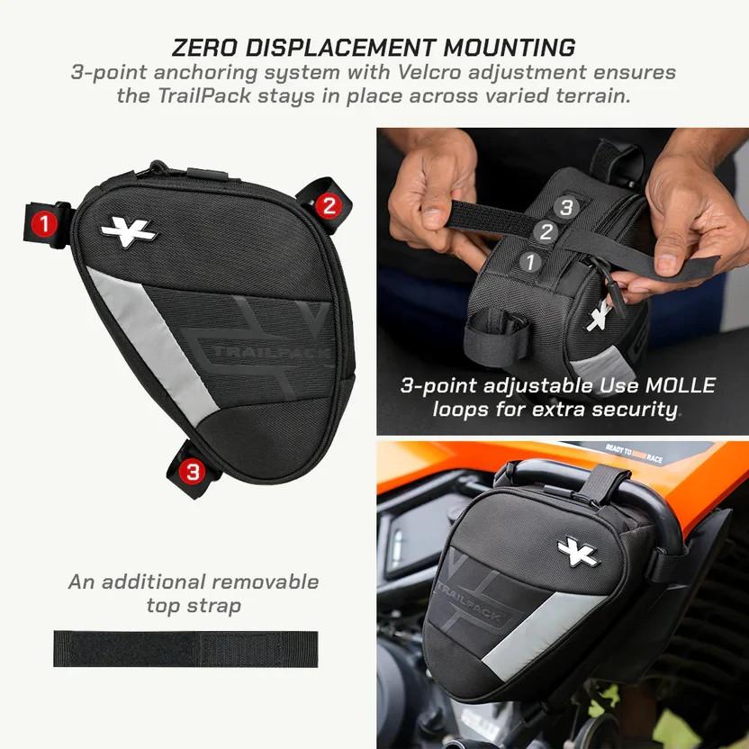 Viaterra Black Trailpack 6L "Fit For Ktm 250, 390 Adventure & Enduro 390 (2025)"