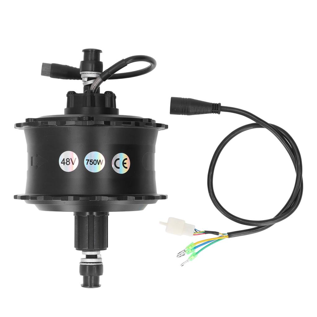 48V 750W Electric Bicycle Hub Motor Professional Rear Drive Cassette Toothed High Torsion Electric
