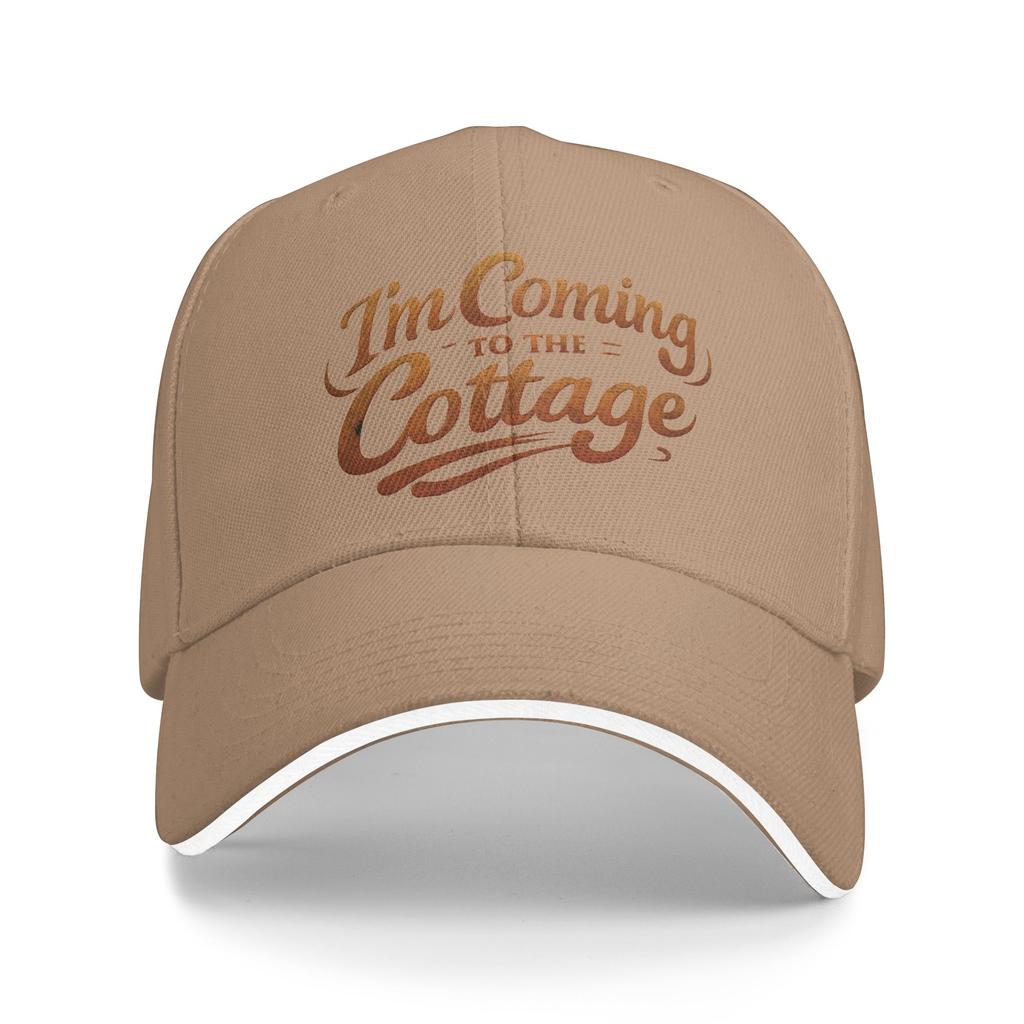 I'm Coming to The Cottage Casual Baseball Cap Hunting Camping Hip Hop Hats Summer Hot Sale Unisex-Teens y2k Funny Snapback Cap
