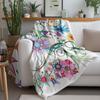 Watercolor Floral Print Blanket Kids Teen Girls Boys Bedding Throw Sofa Cover Decorative Quilt Gift