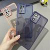 Мягкий силиконовый полупрозрачный чехол для телефона для Xiaomi Poco X3 GT X3GT 5G Акриловое стекло Защитная пленка для объектива Матовый каркас Роскошная задняя крышка Funda