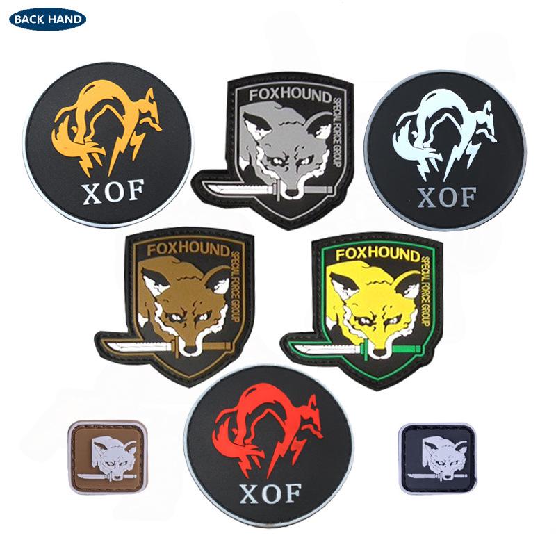 Игровой нарукавник для улицы с 3D ПВХ значком Metal Gear Solid Fox XOF