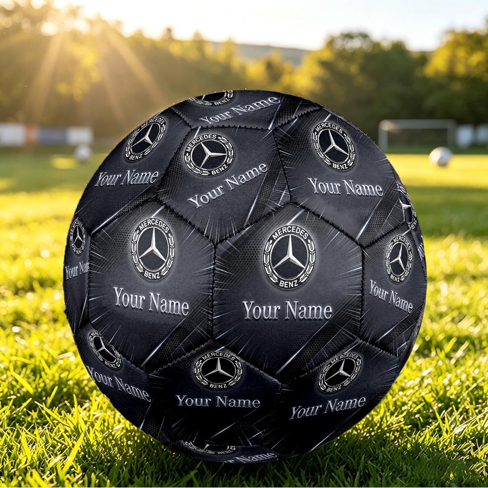 Mercedes Trucks Size 5 Football, Custom Name Text Personalized Soccer Ball Sport Training Gift