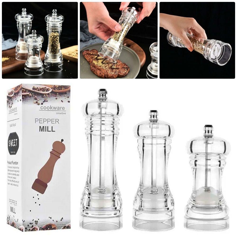 1 шт. 4/5/6-дюймовая мельница для перца портативный кухонный инструмент новые солонки и перечницы