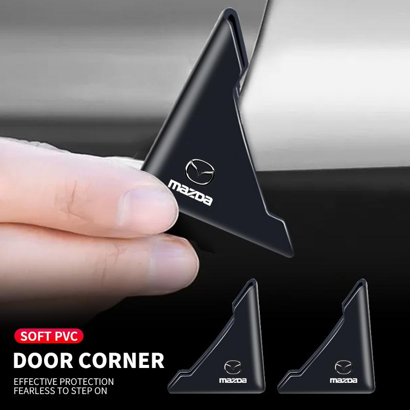 2026 2Pcs Car Door Corner Cover Bumper Anti-scratch Protector for Mazda ATENZA Axela 2 3 5 6 323 626 RX8 CX6 CX-5 CX4 MX3 MX5 M6