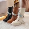 Autumn Winter Knee High Boots Girls Older Kids