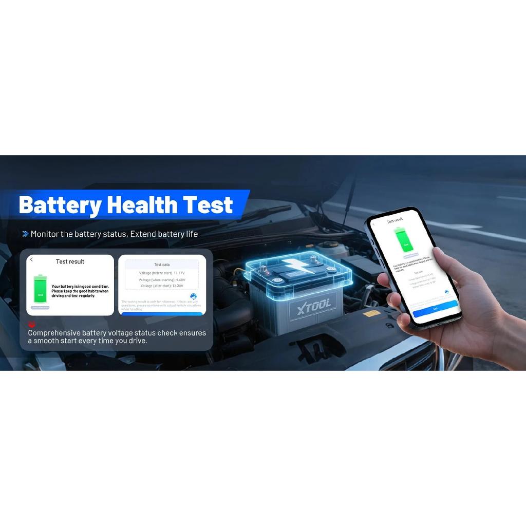 XTOOL OBD2 Сканер AD20PRO Bluetooth OBDII Считыватель кодов Полностью системный диагностический инструмент Тест аккумулятора Сброс масла Программное обеспечение Бесплатное обновление