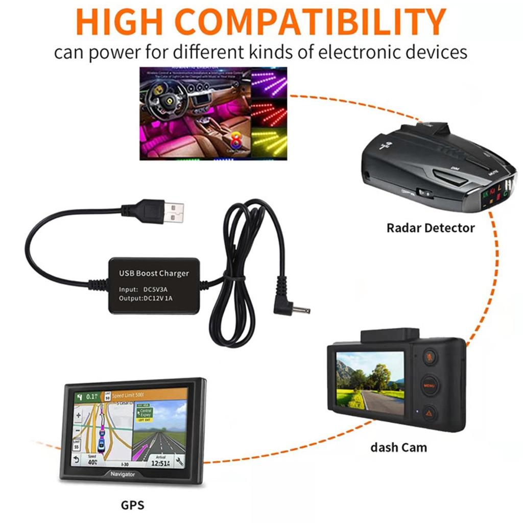 Кабель питания для радар-детектора - Запасной кабель для радар-детектора, Шнур зарядки для радар-детектора |