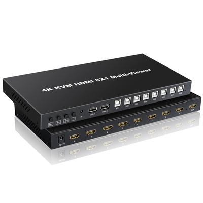 4K HDMI совместимый разветвитель 8 входов 1 выход компьютерный синхронизатор с удаленным 4K 30 Гц коммутатором порт