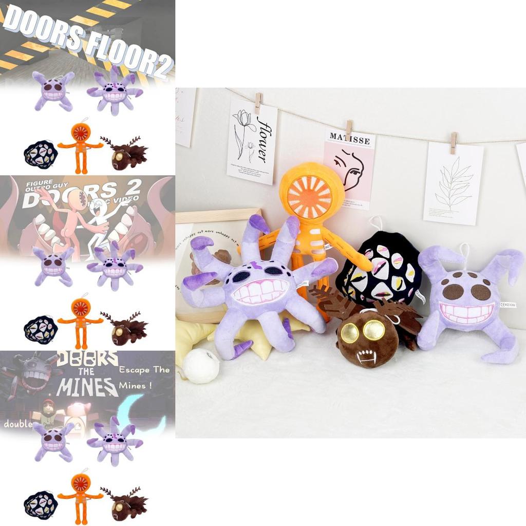 Cute Doors Floor2 Moth Plush Doll For Gaming Collectors High Quality Pp Cotton