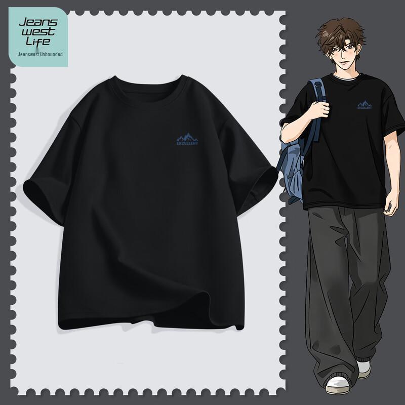 JEANSWEST LIFE Мужская легкая дышащая хлопковая футболка 2026