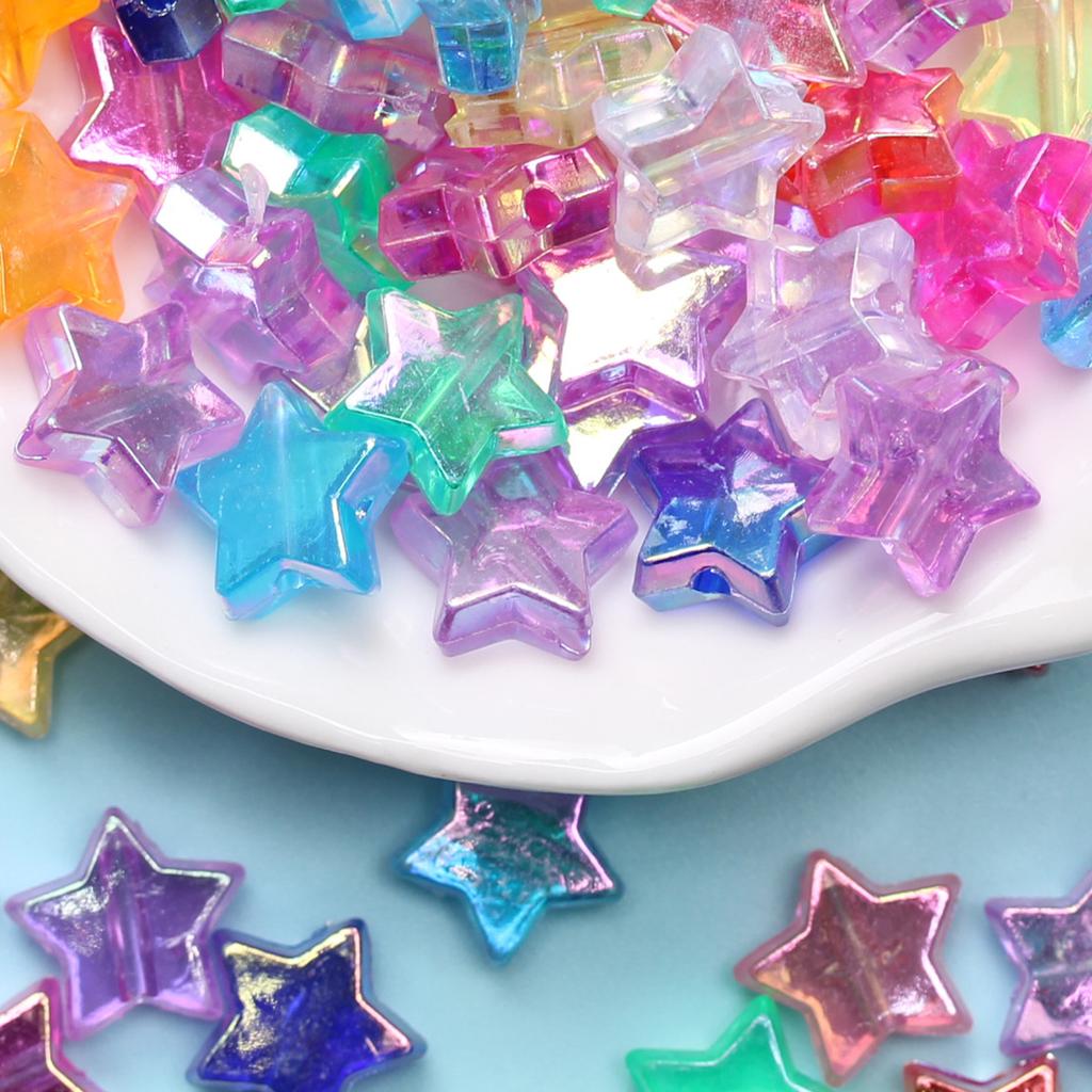 AB цвет изготовленные свободные бусины-разделители около 120 шт. аксессуары ручной работы DIY 11*4,5 мм для изготовления ювелирных изделий бусины-звезды пентаграмма