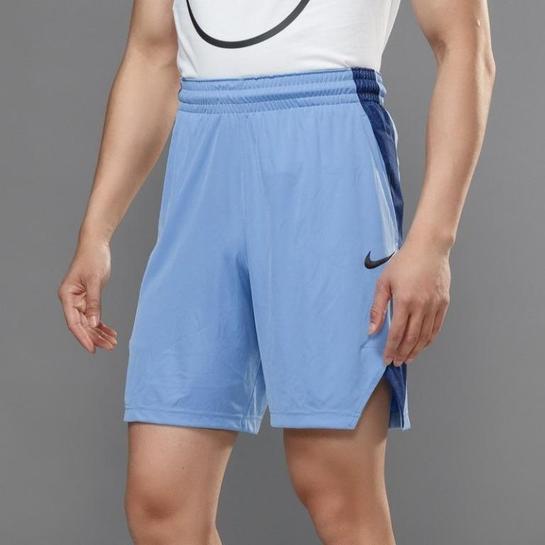 Nike Basketball Training Sports Quick Dry Splicing Shorts Blue Men's 855478-430